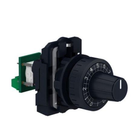Potenciômetro 22mm Plástico 10K Linear com Escala XB5AD912R10K SCHNEIDER-e2f0d647-cef9-44f4-9130-842f594d6e9f