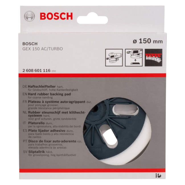 Prato de Borracha 150mm Duro 2608601116 BOSCH-4a09fe83-675e-4f71-90d2-5348669e8bb8
