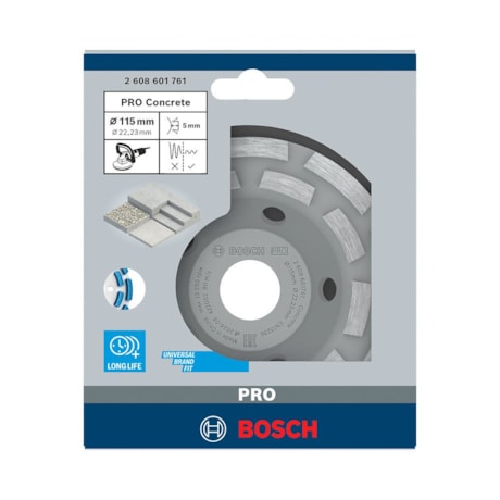 Prato Diamantado PRO Concrete Segmentado 115x22,23x5mm 2608601761 BOSCH-e9124d18-1d99-477a-8cee-ed4caa443f79