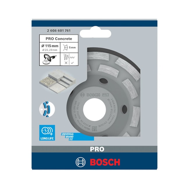 Prato Diamantado PRO Concrete Segmentado 115x22,23x5mm 2608601761 BOSCH-82cfa999-b13e-4475-ac51-fcb60f7bff85
