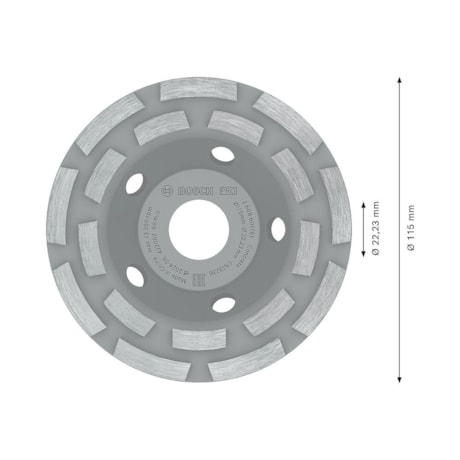 Prato Diamantado PRO Concrete Segmentado 115x22,23x5mm 2608601761 BOSCH-b5128a2e-a2b6-4457-8d0d-8e07369e337d