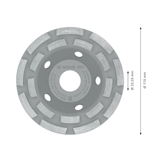 Prato Diamantado PRO Concrete Segmentado 115x22,23x5mm 2608601761 BOSCH-758e3519-afa2-4ea6-bd97-edd28e900b80