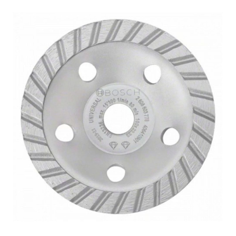 Prato Diamantado PRO Multi Material Turbo 100 x 22,23 x 2,5mm 2608601778 BOSCH