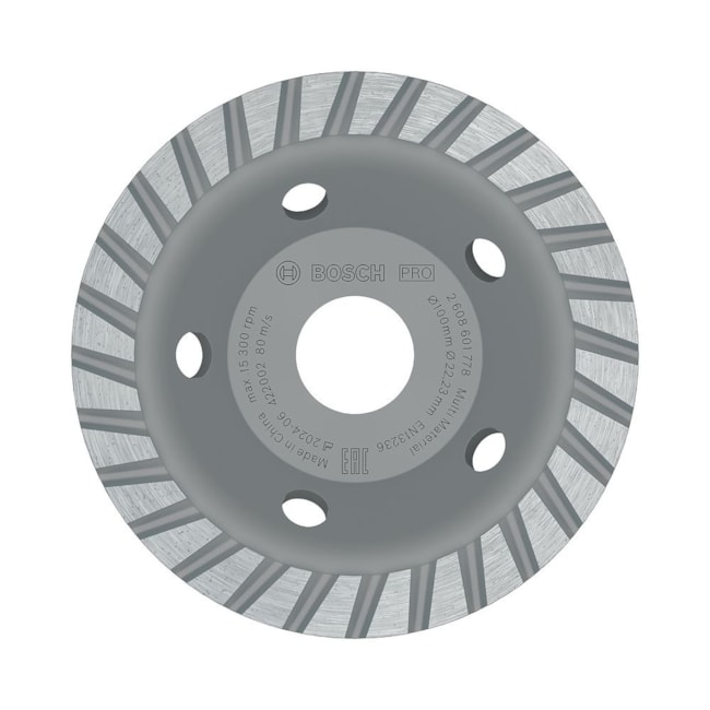 Prato Diamantado PRO Multi Material Turbo 100 x 22,23 x 2,5mm 2608601778 BOSCH-5a7d1de6-f952-4d19-ab90-35e1aebe8a40