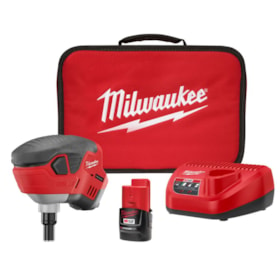 Pregador Compacto 6D a 16D com Bateria 12V 2.0Ah Carregador Bivolt e Bolsa 2458-159N MILWAUKEE