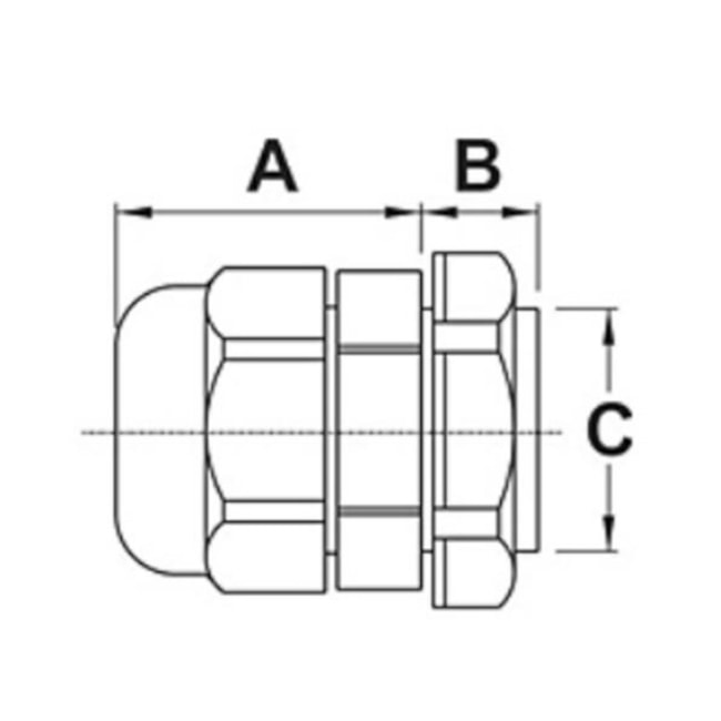 Prensa Cabo PVC 3/4 Polegadas Cinza S853CIFP STECK -1650be2d-5c1e-4ec8-8fe2-3d7ad3766f97