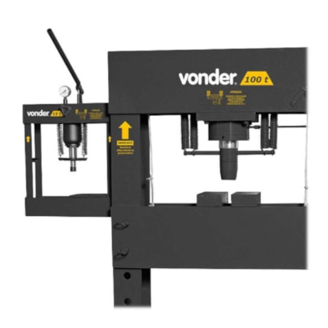 Prensa Hidráulica 100 Toneladas com Auxiliar de 15 Toneladas 6810100015 VONDER