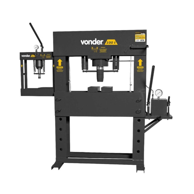 Prensa Hidráulica 100 Toneladas com Auxiliar de 15 Toneladas 6810100015 VONDER-4960f44d-70c7-4a09-b1cc-b7119bfdf820