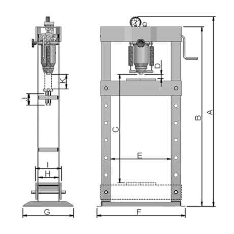 Prensa Hidráulica 15 Toneladas P 15.200 BOVENAU-e7046f09-590b-4cad-984b-41e1ca0af6d9