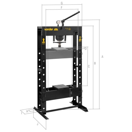 Prensa Hidráulica 30 toneladas 6810300000 VONDER-60a7037a-a4ad-45e1-9bfe-fd1ffcb8c603