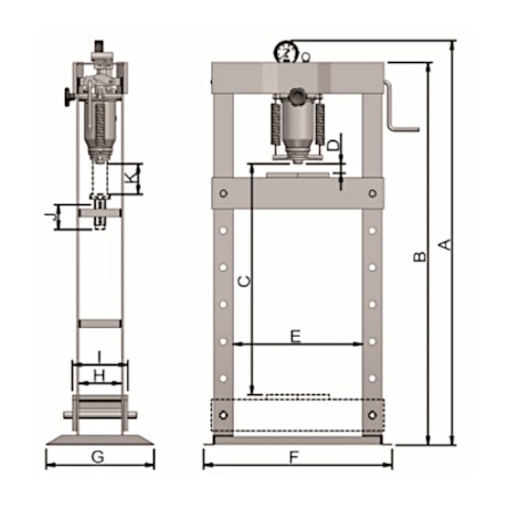 Prensa Hidráulica 30 Toneladas P30000 BOVENAU-56570488-c9f6-416c-bc0a-f179cf5f229a