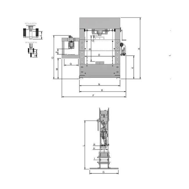 Prensa Hidráulica de 60 Toneladas P60200 BOVENAU -6999f631-b626-4457-ba3b-a739443abe24