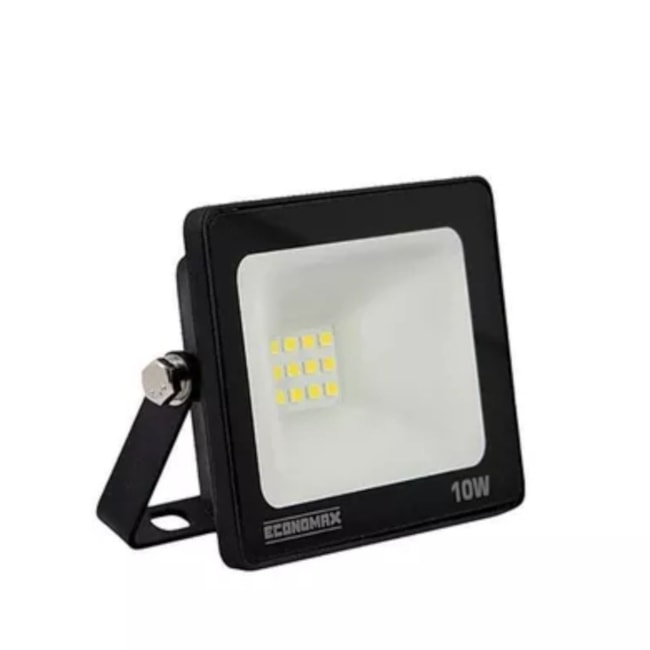 Projetor de LED 10W 6500K Bivolt Preto 12793 ECONOMAX KIAN-4ded1a94-5da9-4a8f-8f3c-18c19684dd93