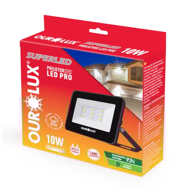Projetor Led 10W 6500K Bivolt Preto 03261 OUROLUX-a7dfe686-92f9-4bc4-a69e-aa73b008e224