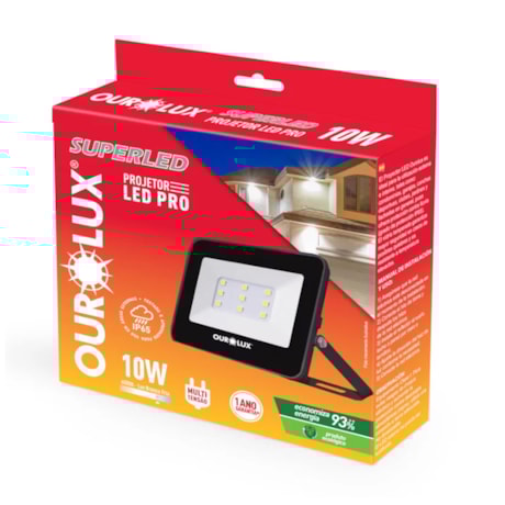Projetor Led 10W 6500K Bivolt Preto 03261 OUROLUX-06fe10da-a81d-48f6-8b1c-55167c7d5c87