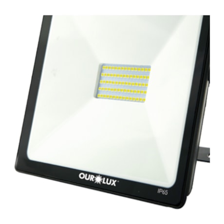 Projetor Refletor LED 150W 6500K Bivolt Preto 03268 OUROLUX -8f10c381-3df4-430e-bcce-013453dea375