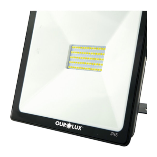 Projetor Refletor LED 150W 6500K Bivolt Preto 03268 OUROLUX -ed0ff36b-c6f9-4309-b403-6b64293c85d4