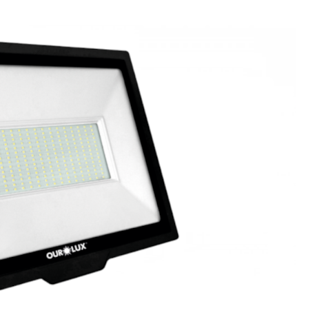 Projetor Superled Slim 300W 6500K Preto Bivolt 3276 OUROLUX-53b3bc33-d82a-4b93-89a5-c22e3bacd9fa