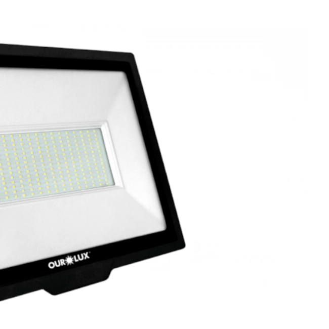 Projetor Superled Slim 300W 6500K Preto Bivolt 3276 OUROLUX-14c53b7c-e84a-451e-846c-10c4e8fae39d