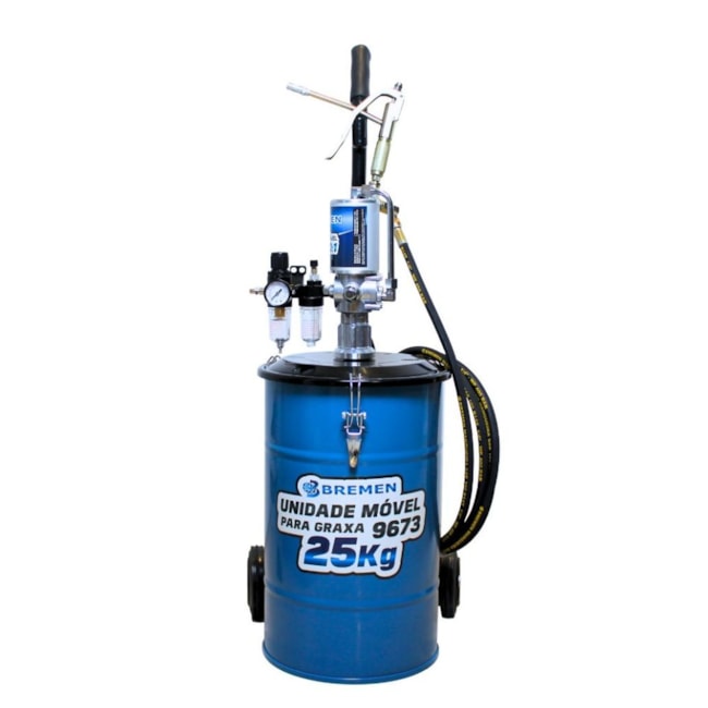 Propulsora Pneumática para Graxa 25kg com Mangueira 4 metros 9673 BREMEN-12760247-47fb-4767-8ca2-948a4b40c7a0