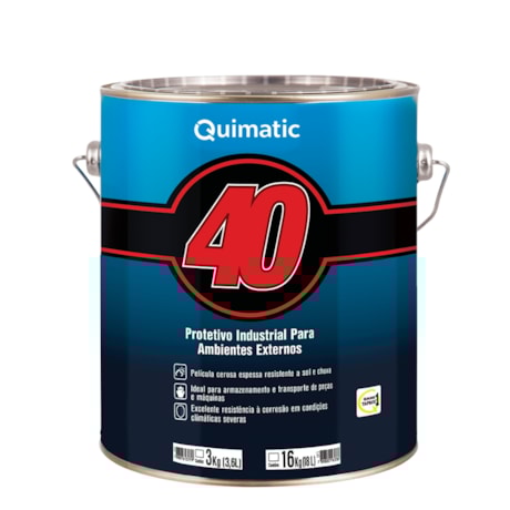 Protetivo Industrial para Ambientes Externos 3kg QUIMATIC 40