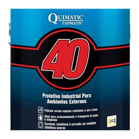 Protetivo Industrial para Ambientes Externos 3kg Quimatic 40 TAPMATIC