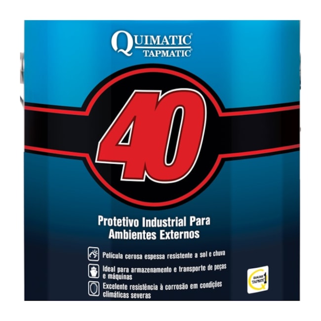 Protetivo Industrial para Ambientes Externos 3kg Quimatic 40 TAPMATIC-e2dea9f7-cdc1-4dda-a84e-d675811b904f