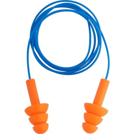 Protetor Auditivo tipo Plug de Silicone com Cordão em PVC 7045005000 VONDER