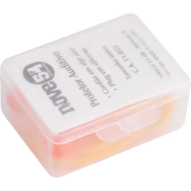 Protetor Auditivo tipo Plug Silicone com Cordão em Algodão 7045040000 NOVE54-9cb51bb7-f05c-4668-92fa-63a7abe20cca