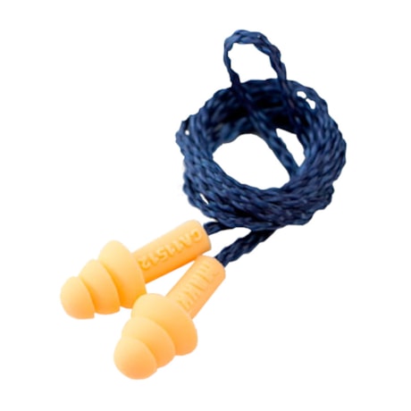 Protetor Auricular Tipo Plug Silicone 18dB Salmão 009 MAXXI ROYAL