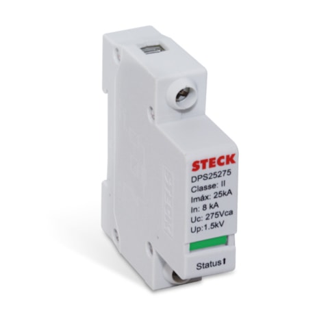 Protetor de Surto DPS Monobloco 15K 1P 275V DPS15275 STECK-64c0785e-96ac-4320-810b-b6f8ff8f13dc