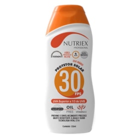Protetor Solar UV Fps 30 120ml 0060954 NUTRIEX