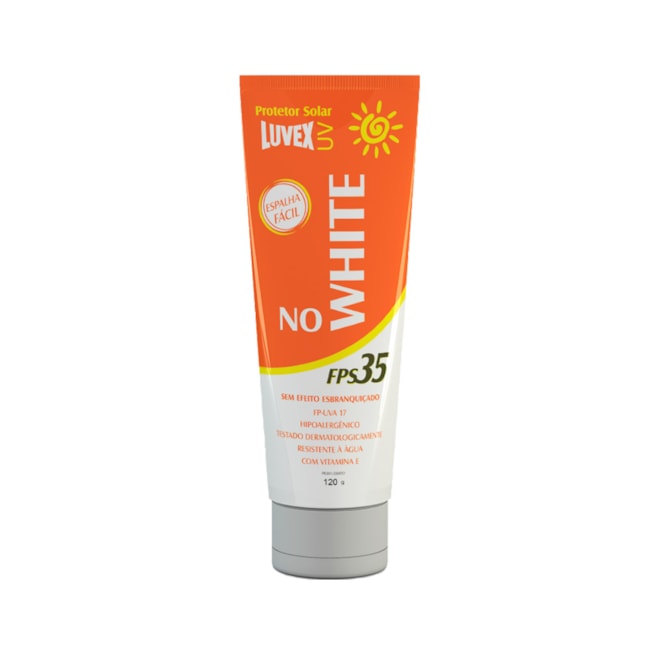 Protetor Solar UV FPS 35 UVA 17 No White 120ml LUVEX-37da6c6d-97bf-4f26-9643-7f6ea4cdd388