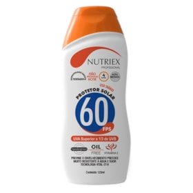 Protetor Solar UV Fps 60 120ml 0060962 NUTRIEX