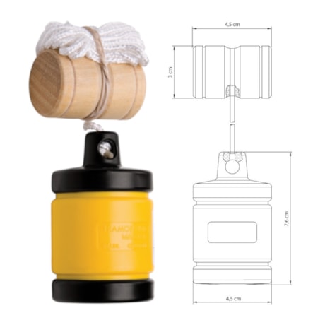 Prumo de Parede em Aço com Revestimento Externo em Plástico e Cordão de Nylon 500g 43180001 TRAMONTINA MASTER-ddb5d58a-6f83-4cf1-a37a-7f777f940c17