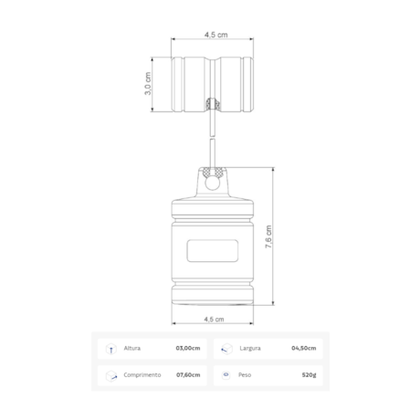 Prumo em Aço 500g 43180501 Tramontina MASTER-8a08e93b-9558-49a5-91d0-23304d205074