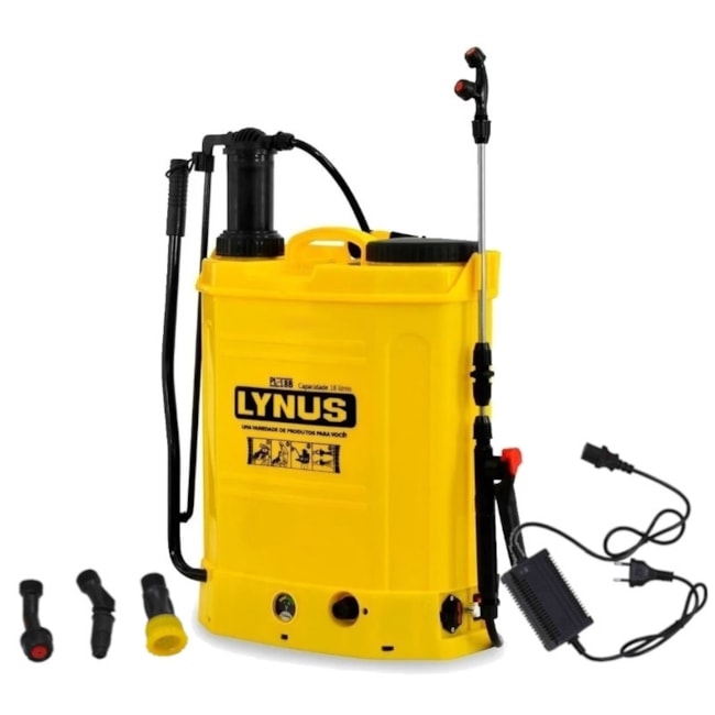 Pulverizador Costal a Bateria 12V 18 Litros 2 em 1 PL-18B LYNUS-0700274a-7342-4fff-a441-de1b54058cc6