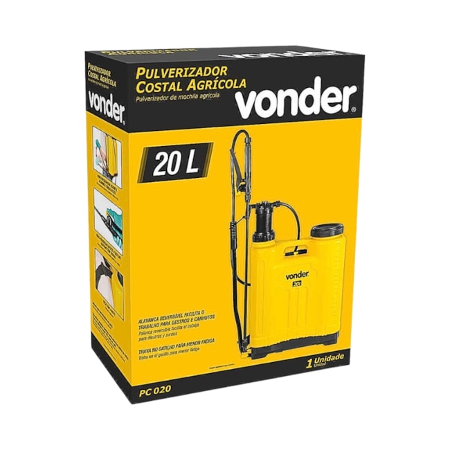 Pulverizador Costal Agrícola 20 Litros 6240020000 PC 020 VONDER-d32d5662-2b73-4901-ba3e-6a527d9b8600