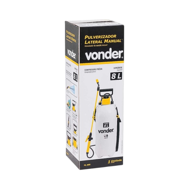 Pulverizador Lateral 8 Litros com Compressão Prévia 6240008000 PL 008 VONDER-1421cf43-2528-43a9-b80c-f270c08380de