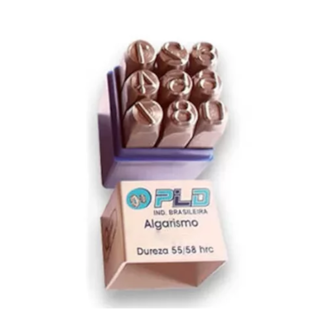 Punção Algarismo em Aço 2.5mm PLK-04 PLD-02098570-5d0f-47d9-8426-887043da9c3f
