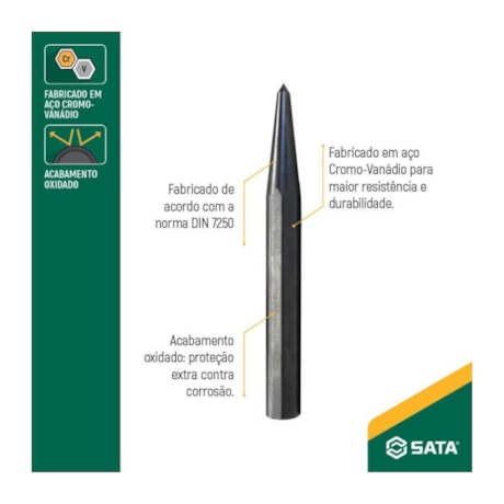 Punção de Centro 4mm x 100mm ST90810G SATA-bd65b1fd-ee5b-473c-9728-da5f5945cf45