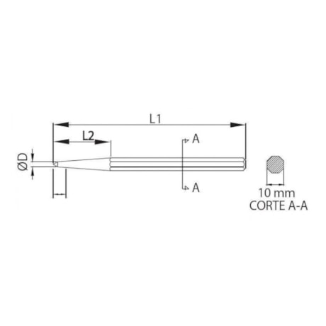 Punção de Centro 5x120mm 211102BR BELZER-b2118ddd-d149-41e8-9c97-96d269a4857a