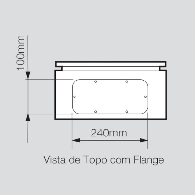 Quadro de Comando Chapa de Aço 1.000x600x250mm com Flange Sobrepor QCE 10060-25 901129 CEMAR-c1f568ab-6905-4f5b-9a95-8f98e48e7da9