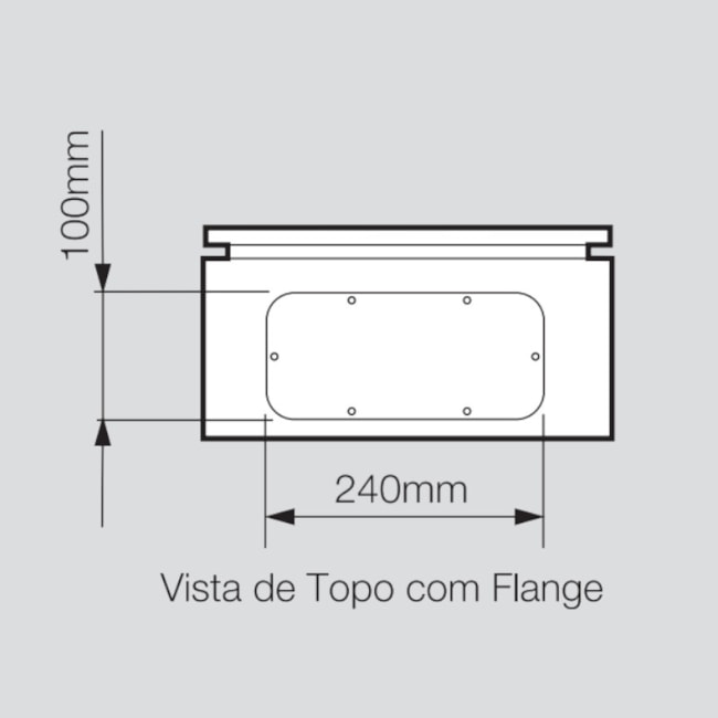 Quadro de Comando Chapa de Aço 1.000x600x250mm com Flange Sobrepor QCE 10060-25 901129 CEMAR-083af289-e5e7-4ac1-b285-dbec5c1de87c