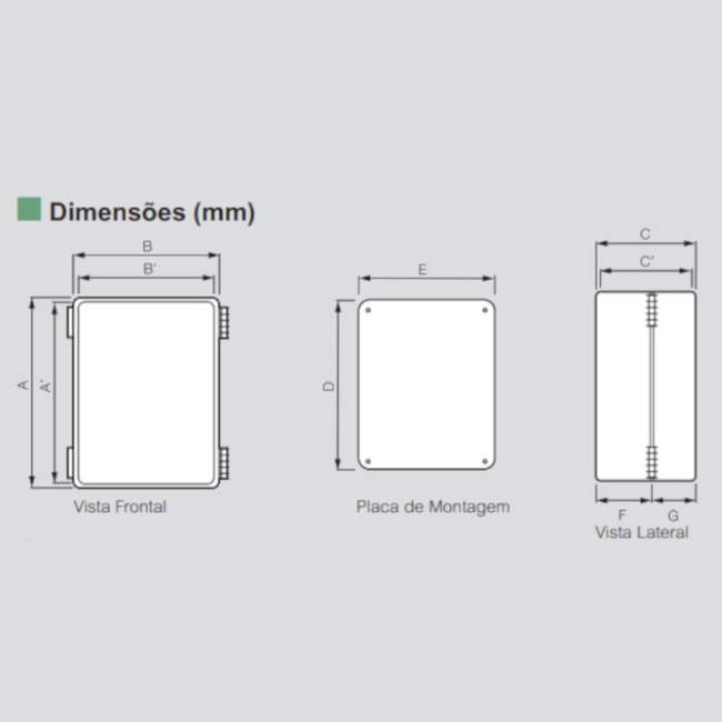 Quadro de Comando PVC 300x200x130mm Sobrepor CCP 3020-13 913441 CEMAR-656db40d-3799-46df-85ec-576bcb8fbaf4
