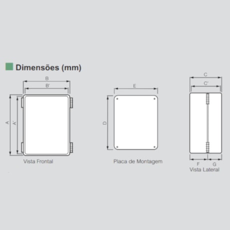 Quadro de Comando PVC 450x300x200mm Sobrepor CCP 4530-20 913446 CEMAR-5ddcac16-ff61-4904-9333-35606cb8ddd5