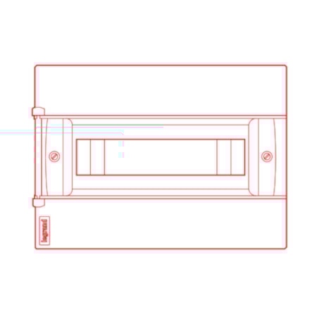 Quadro para 12 Disjuntores PVC 328x235x102mm Embutir 135001 LEGRAND-6df6f71e-baf1-4088-bf9e-421c54885734