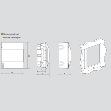 Quadro para 12 Disjuntores PVC 328x235x102mm Embutir 135001 LEGRAND-33a5c08a-6ba5-48fc-80e0-34ff841eba93