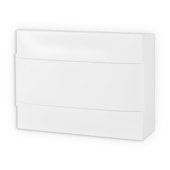 Quadro para 12 Disjuntores PVC 328x235x102mm Embutir 135001 LEGRAND Quadro para 12 Disjuntores PVC 328x235x102mm Embutir 135001 LEGRAND