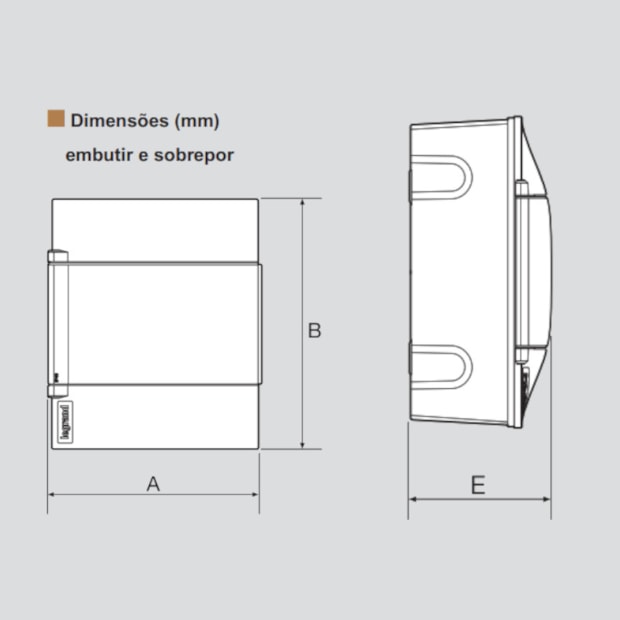 Quadro para 24 Disjuntores PVC 328x385x108mm Sobrepor 135102 LEGRAND-6e43df1b-6077-4345-be13-26e3e4153a26